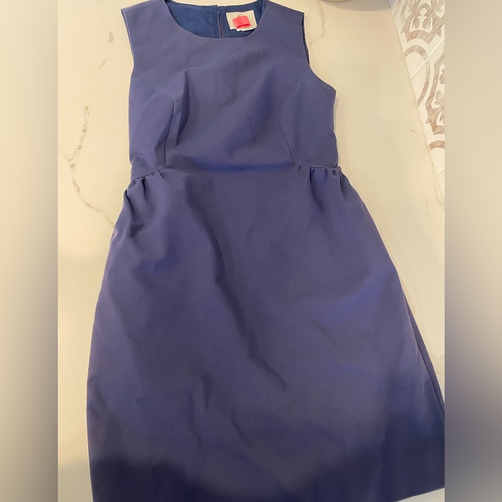 Kate Spade short sleeve blue dress - size 4 but fits like 2 (with pockets!)